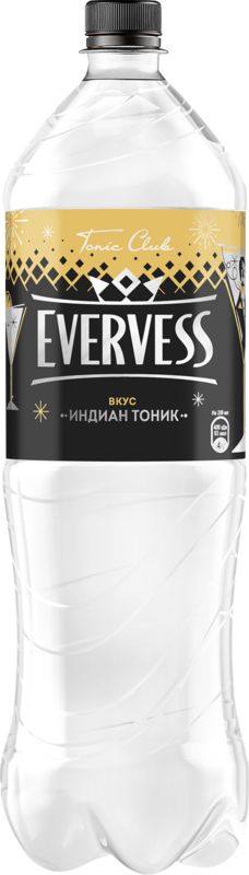 НапитокEVERVESSТоникИндиансильногазированный,1.5л/Сладкаягазированнаявода,газировка