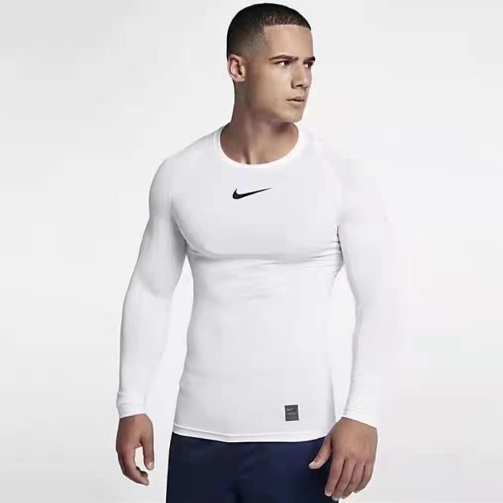 Nike Pro лонгслив мужской Dri-Fit белый