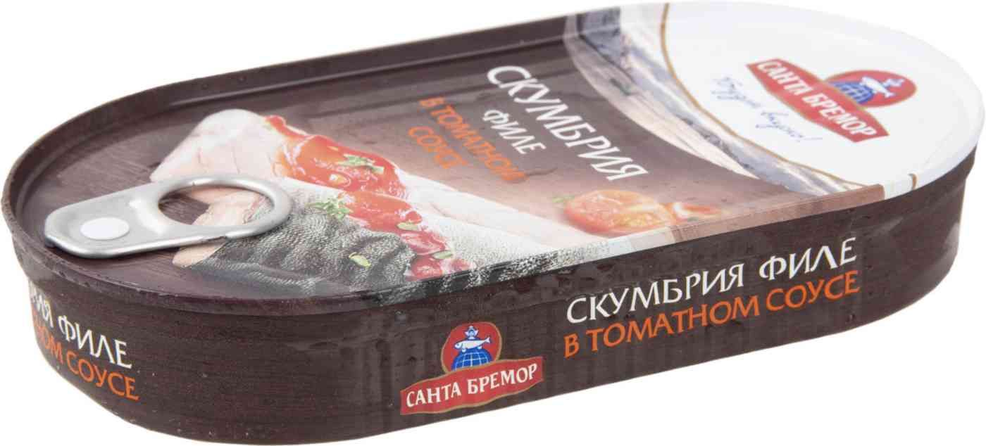 Скумбрия в томатном соусе санта бремор