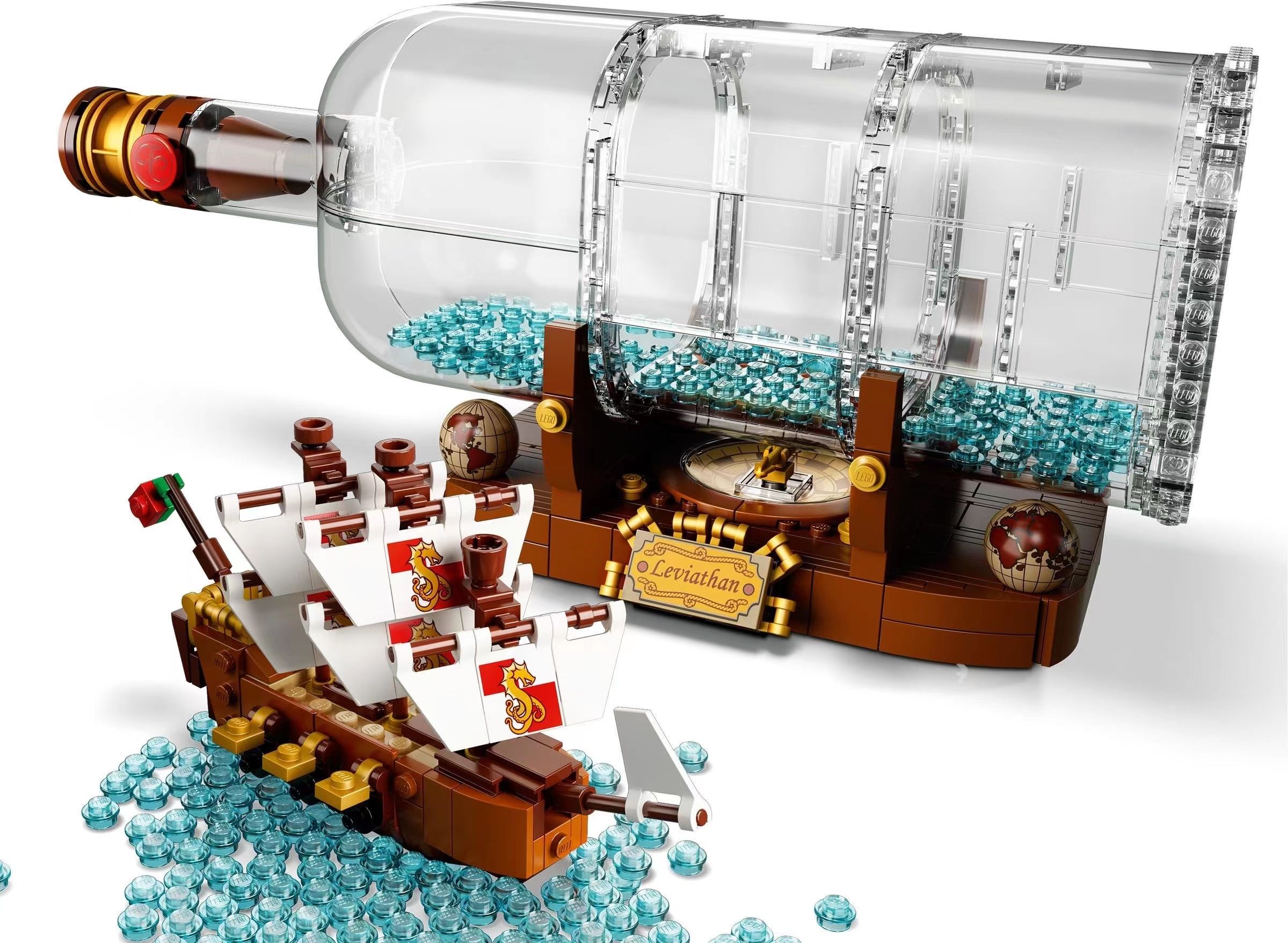 Vip Lego  Ship In A Bottle *