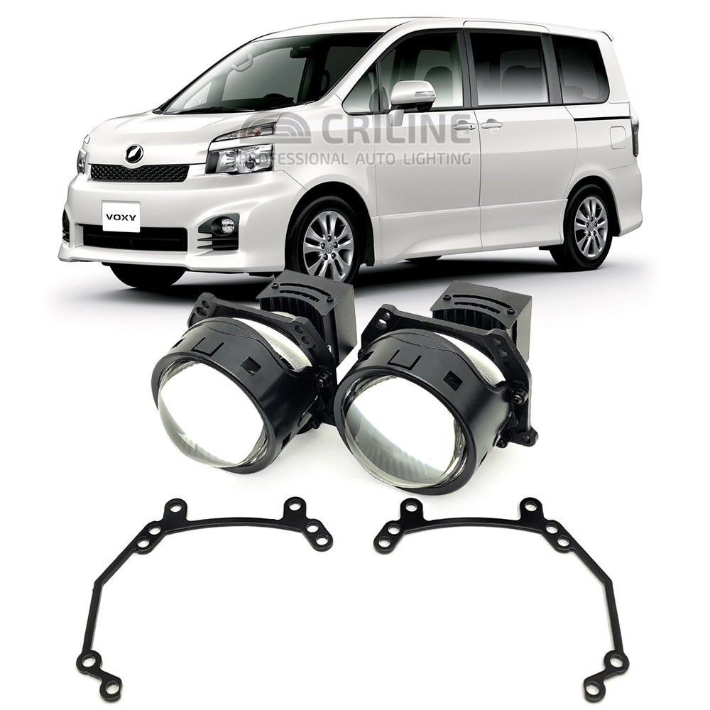 Criline d5 everbright soft line. Фара Тойота Вокси 2010. Линзы ксенон Toyota Voxy r70. Замена линз Toyota Voxy r 80