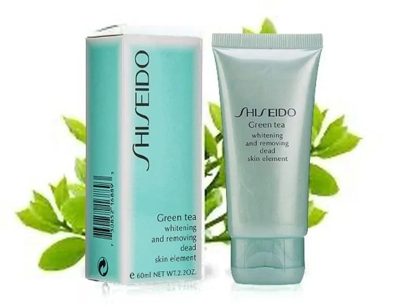 Shiseido green. Пилинг-скатка для лица Shiseido Green Tea, 60 мл. Скраб Shiseido Green Tea Whitening and removing Dead Skin element 60 ml. Shiseido Green Tea Whitening and removing Dead Skin element. Shiseido Green Tea - гель-пилинг для умывания 60мл.