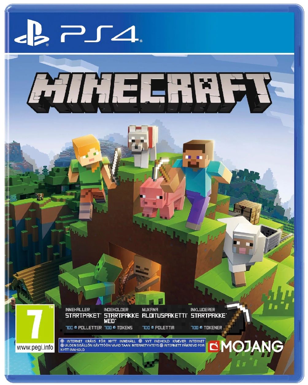 Игра Minecraft Bedrock Edition (PlayStation 4, Русская версия)