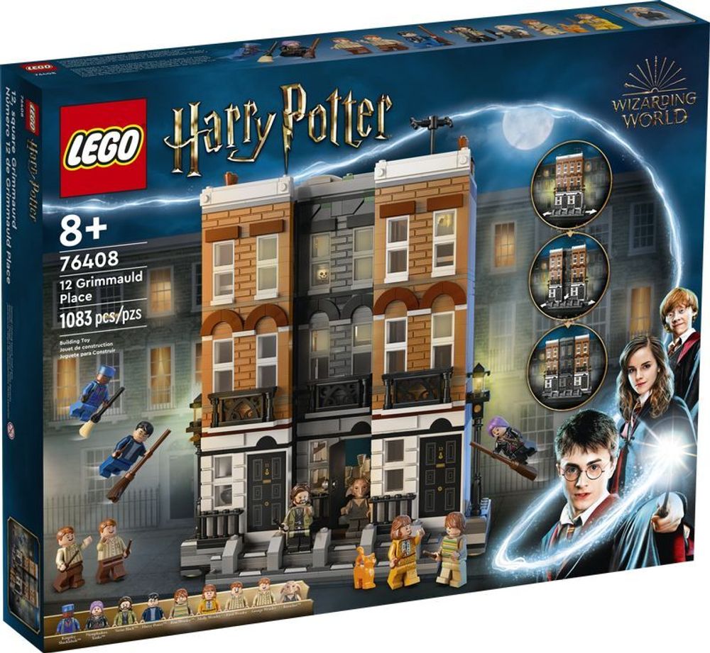 LEGO Harry Potter 76408 Площадь Гриммо, дом 12 - купить с доставкой по  выгодным ценам в интернет-магазине OZON (889223876)