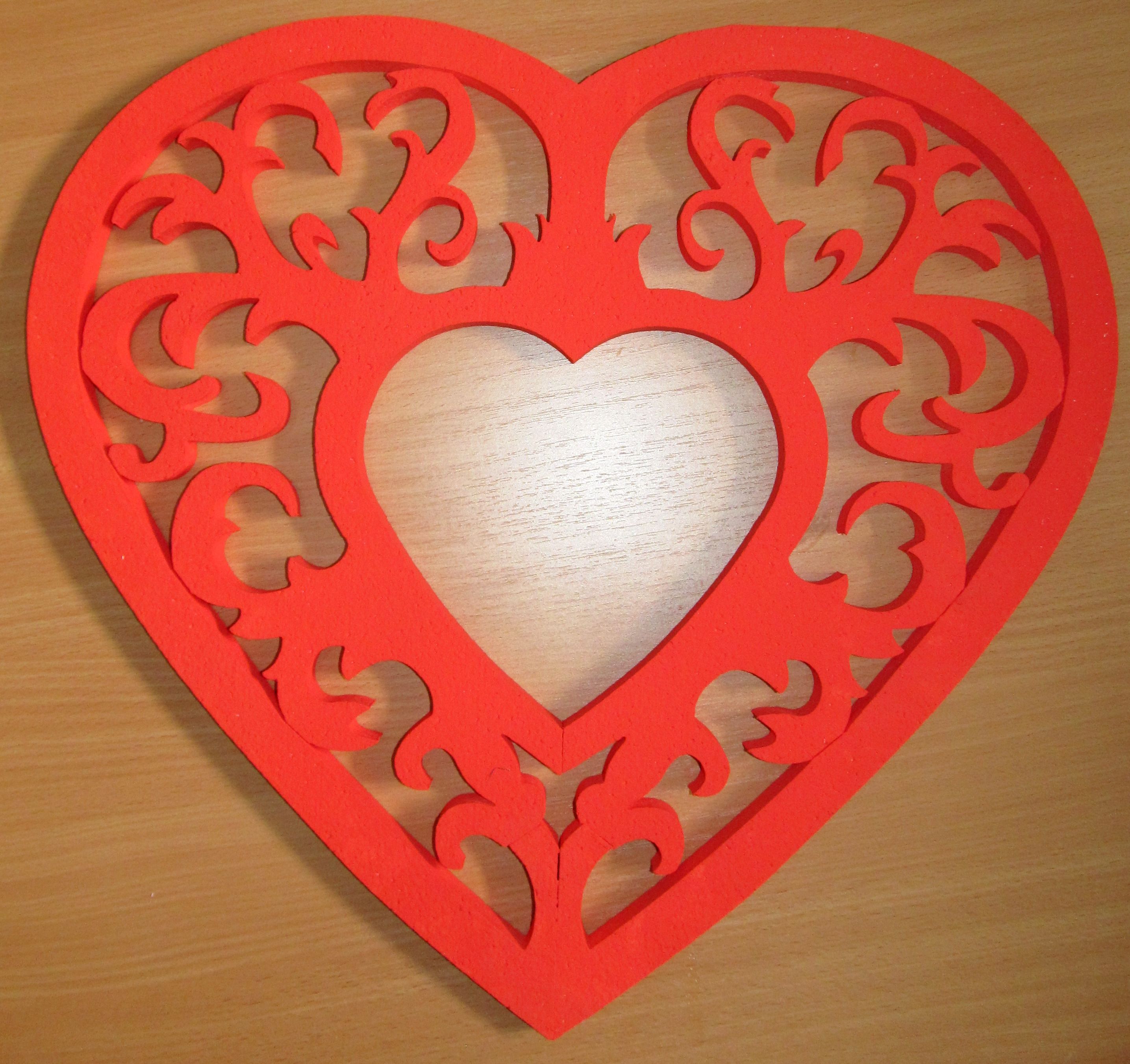 Декор сердечек из полистирола