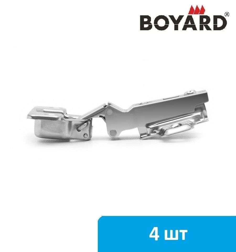 Петля мебельная угловая 45 с доводчиком boyard