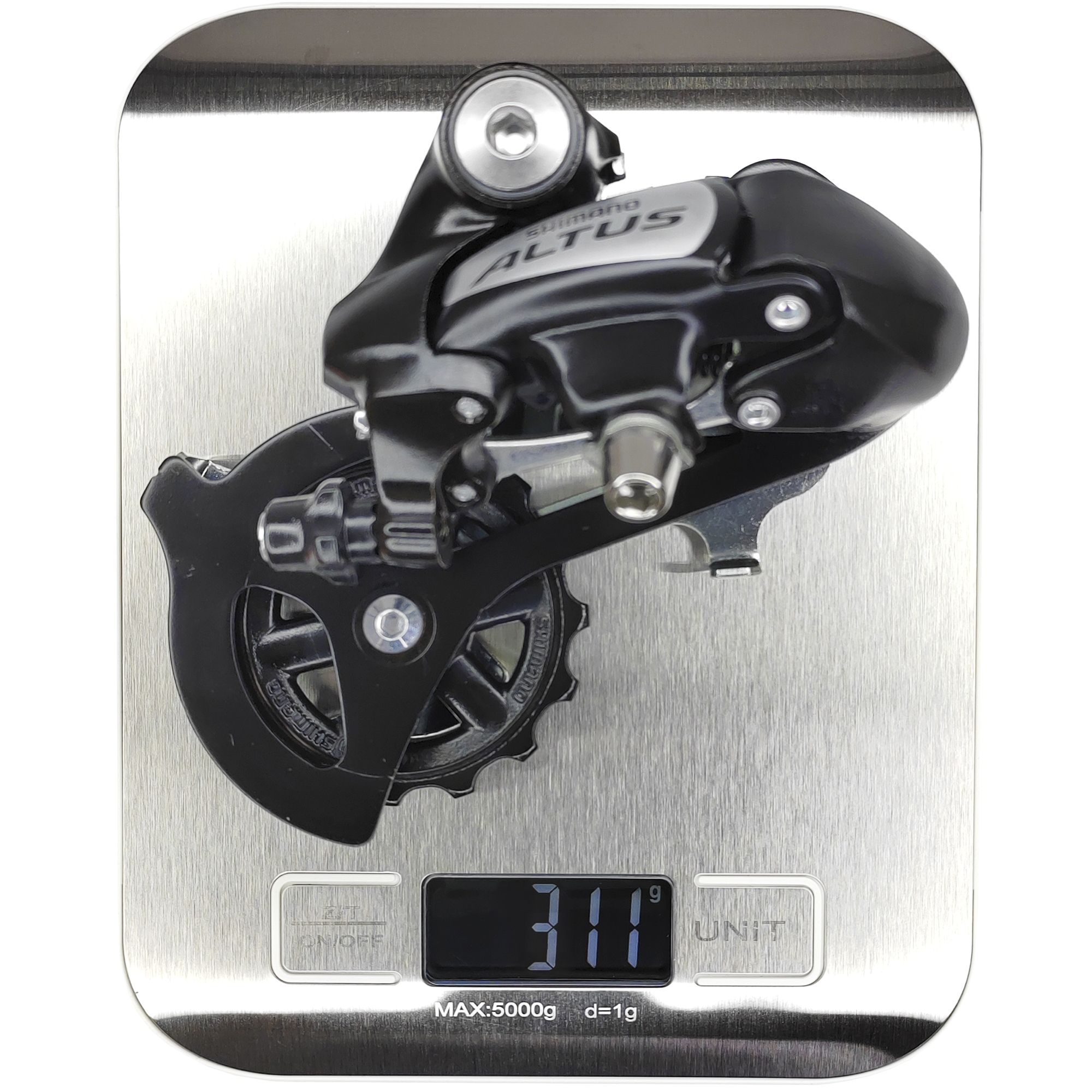 Shimano Переключатель задний для велосипеда RD-M310, серия Altus, 7-8 скоростей, крепление на петух (болт), черный — Товары для велоспорта