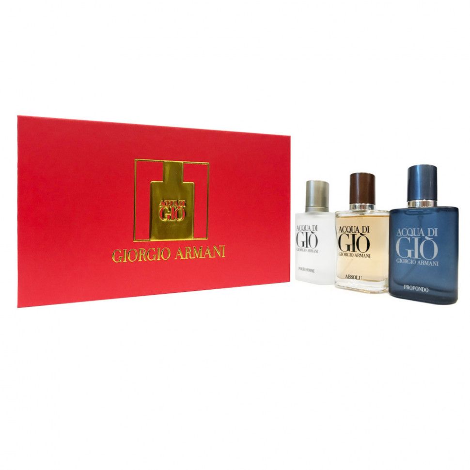 Парфюмерный набор Aqua Di Gio for man 3х30 ml