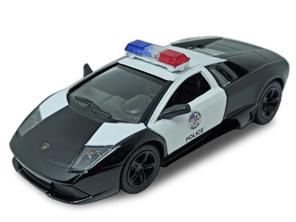 Машинка металлическая инерционная Lamborghini Murcielago LP640 (Police) (Полицейская  Ламборгини Мурселаго) KT5317DP 1:36 KINSMART - купить с доставкой по  выгодным ценам в интернет-магазине OZON (875485962)