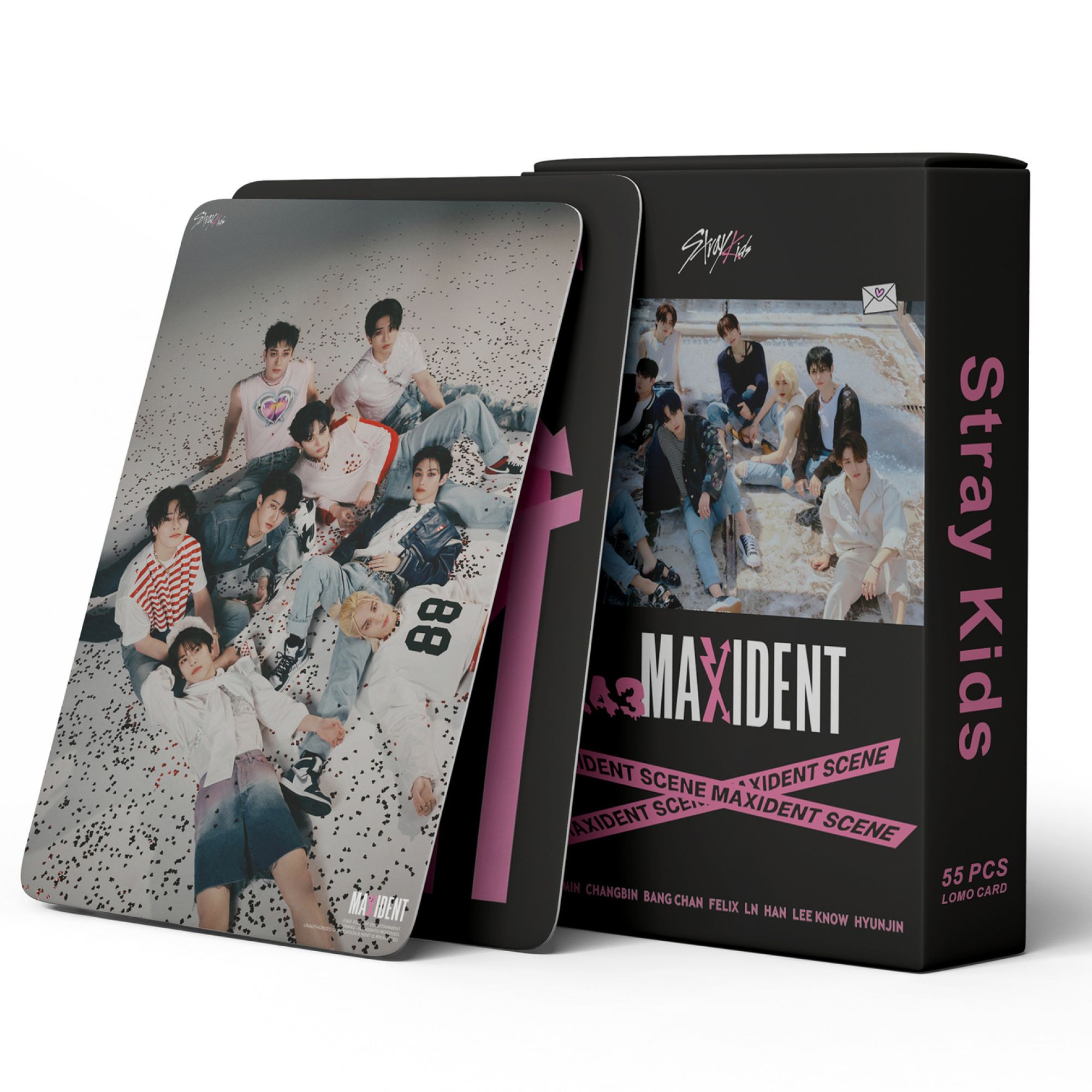 Набор карточек Stray Kids MAXIDENT, 54 штуки.