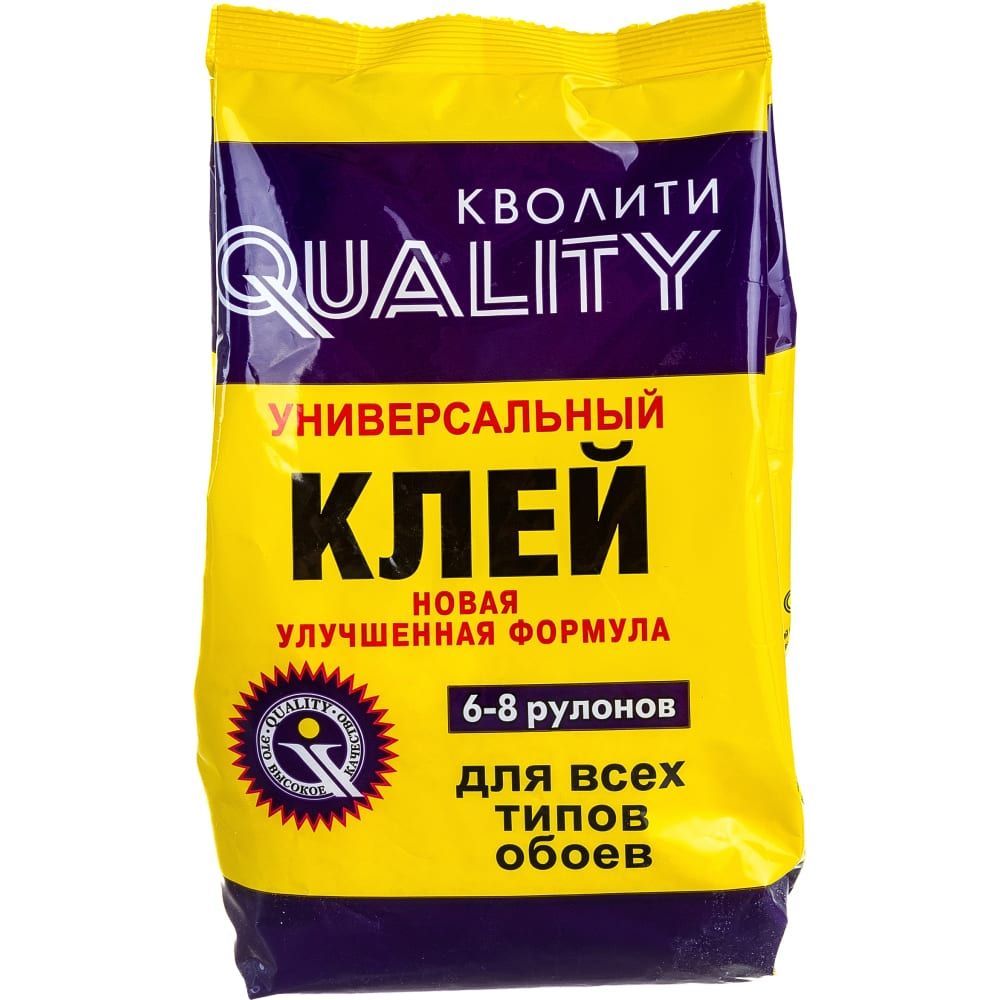 Клей для обоев QUALITY Кволити, универсальный, 200 г., 1 шт.