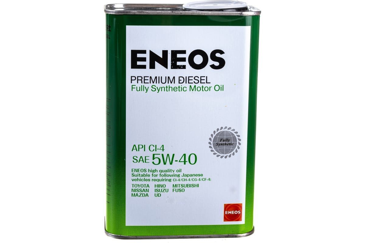 Eneos premium diesel ci 4. ENEOS синтетика 5w-40 1 л..