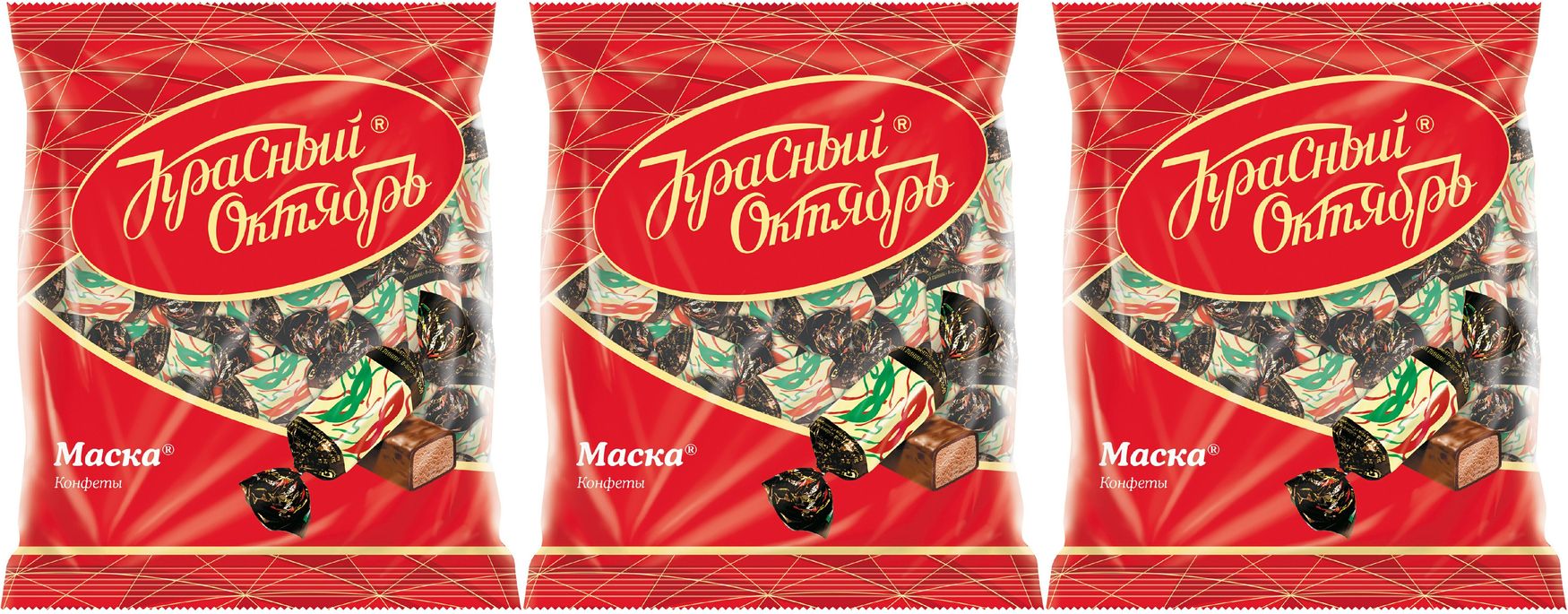 Постные конфеты красный октябрь. Маска красный октябрь.