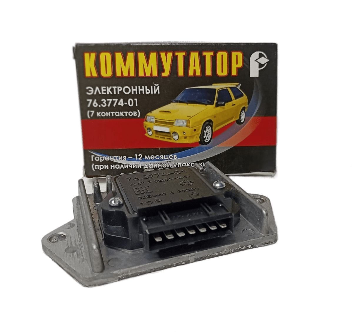 Коммутатор электронный (76.3774-01) 7 КОНТАКТОВ ВАЗ LADA 2108, 2109-21099, 2121, Ока 1111, Таврия ООО"РОМБ"