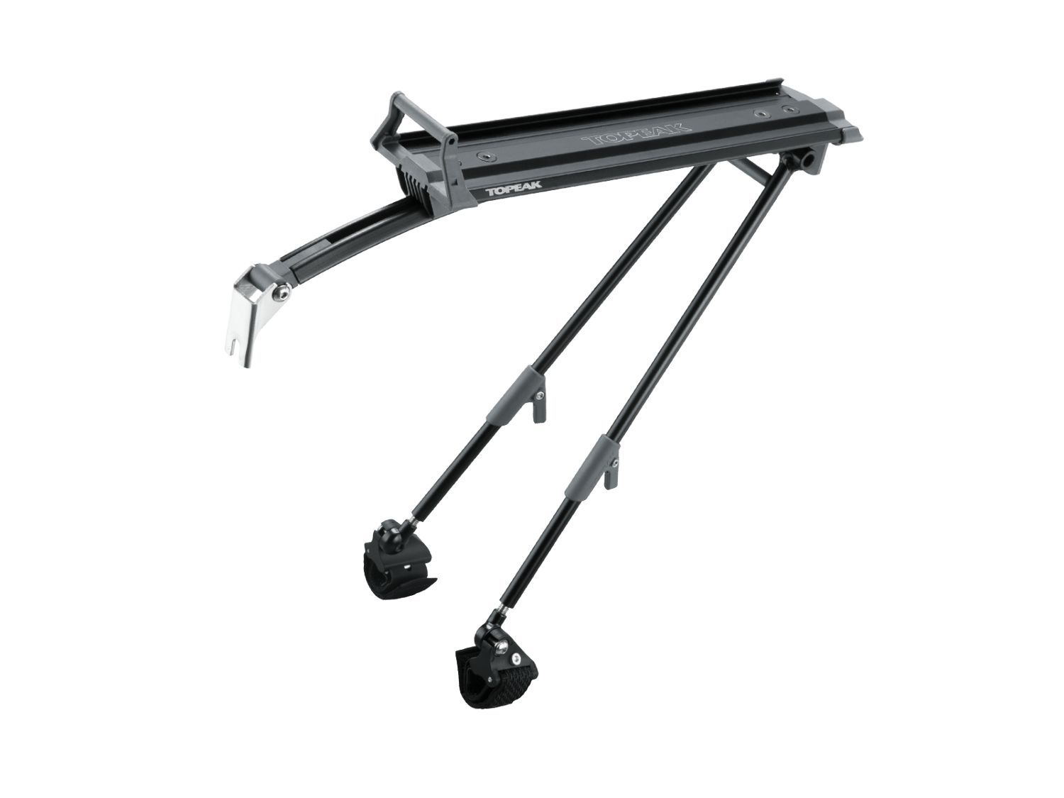 Багажник велосипедный Topeak Roadie Rack, для 700C, с клипсами, черный, TA2403B