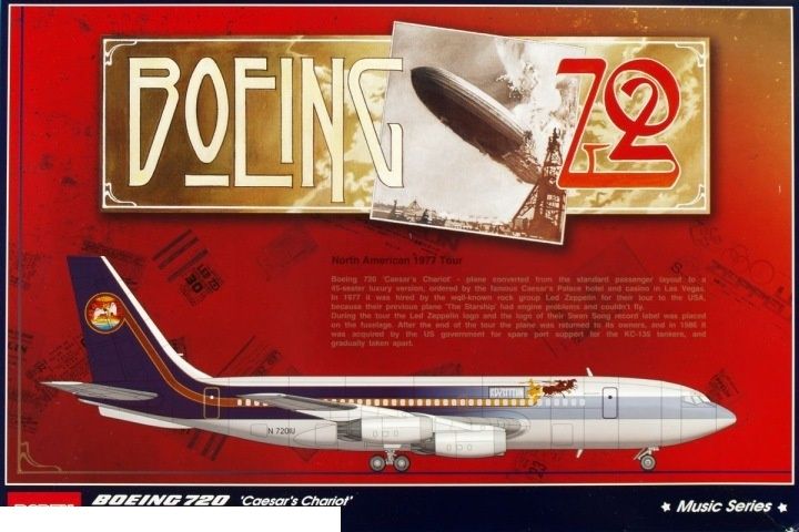 Сборная модель Roden Rod317 Самолёт Boeing 720