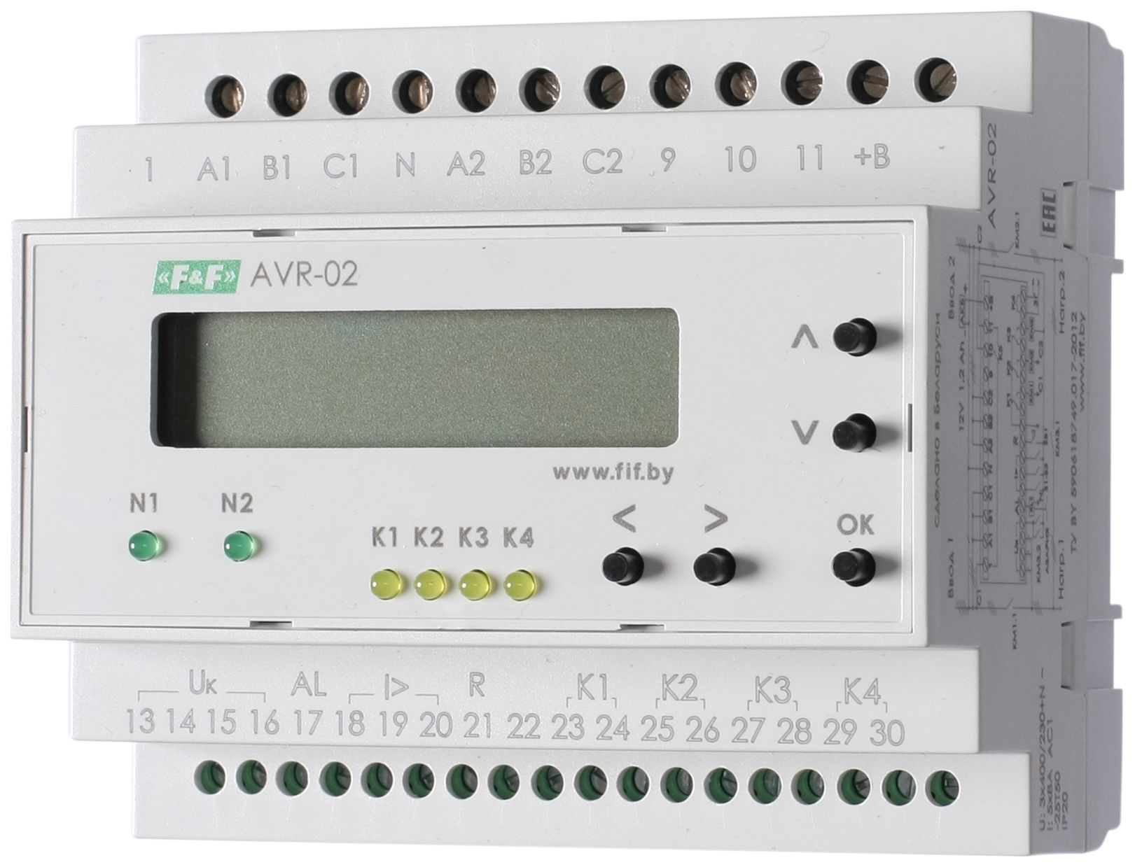 Устройство управления резервным питанием AVR-02 Евроавтоматика F&F