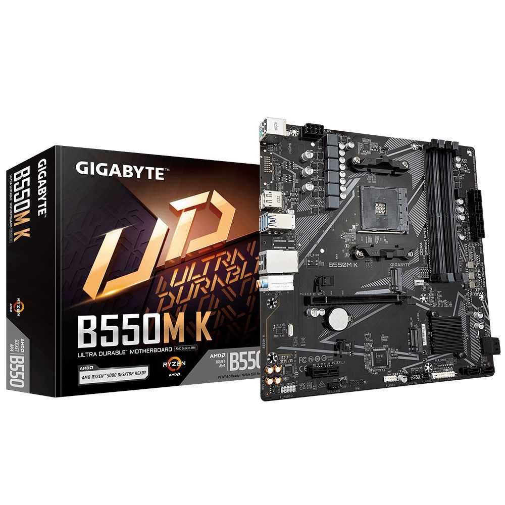 Gigabyte Материнская плата B550M K DDR4