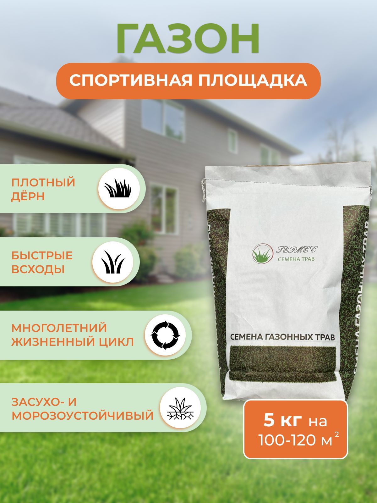 Купить Газон 5 Кг