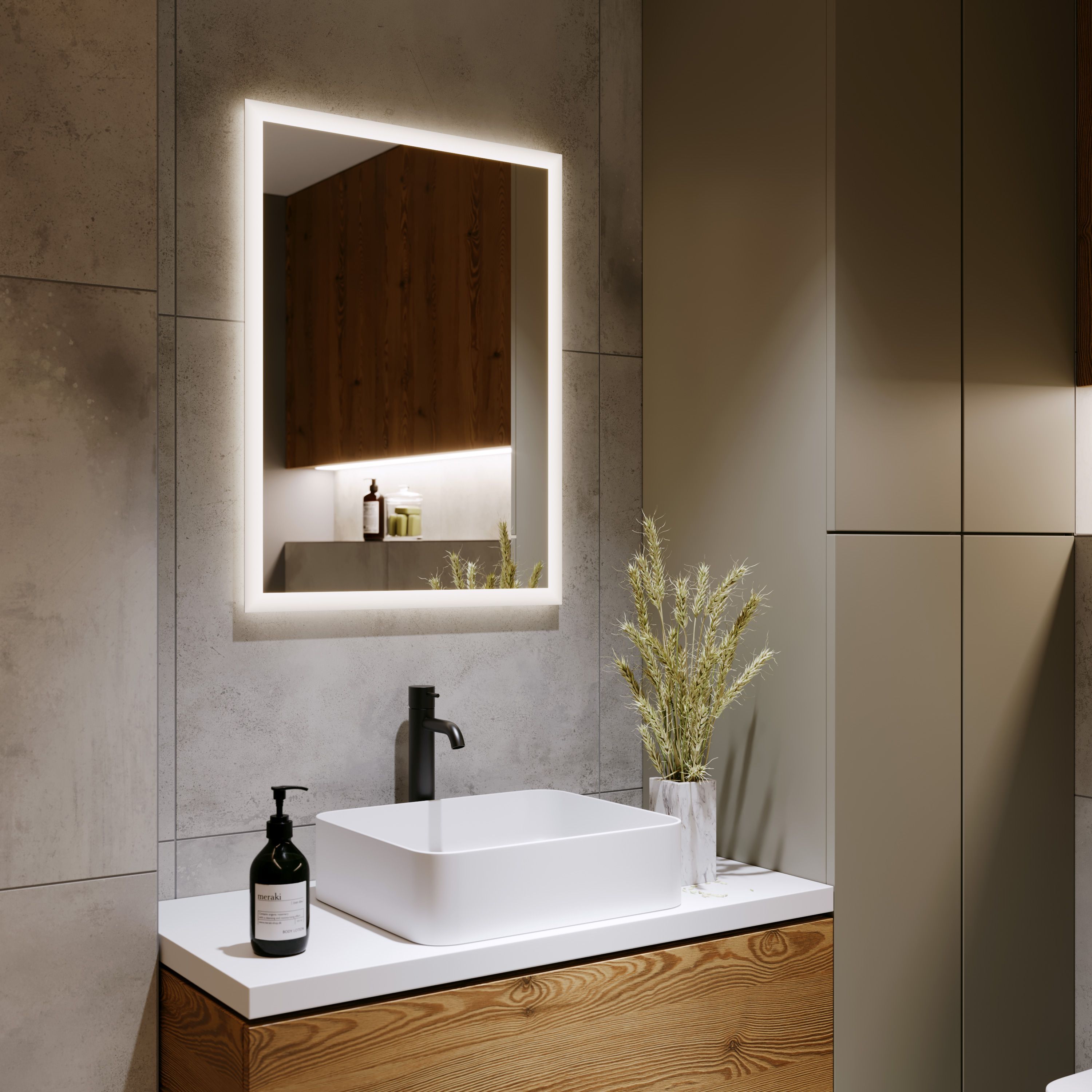 Купить Зеркало С Подсветкой 40 60