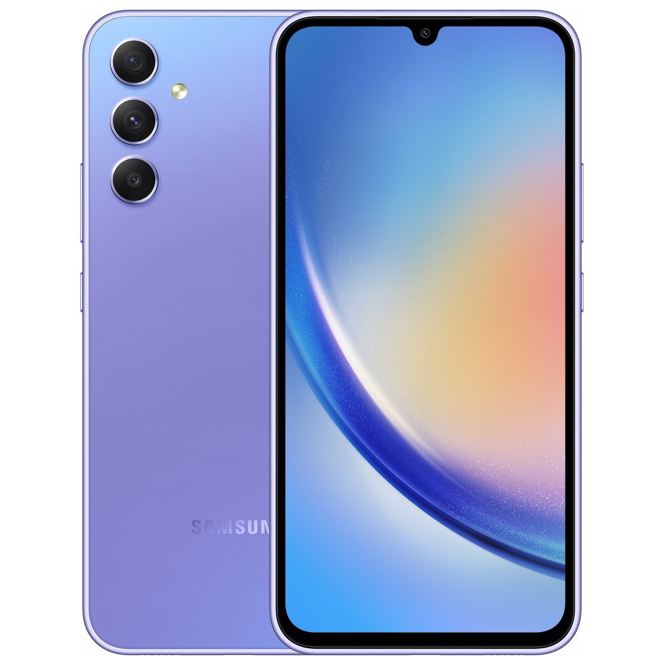 Смартфон Samsung Galaxy A34 128GB Awesome Violet - купить по выгодной цене  в интернет-магазине OZON (966691914)