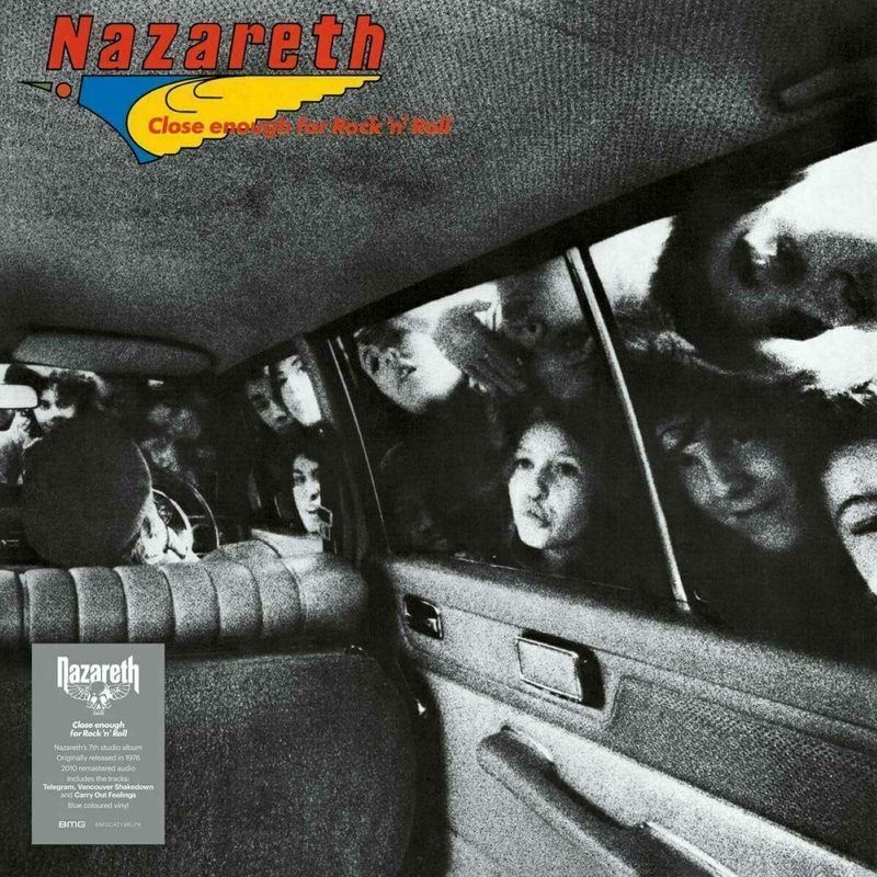 NAZARETH - Close Enough For Rock N Roll, (LP, Blue Vinyl) Виниловая пластинка