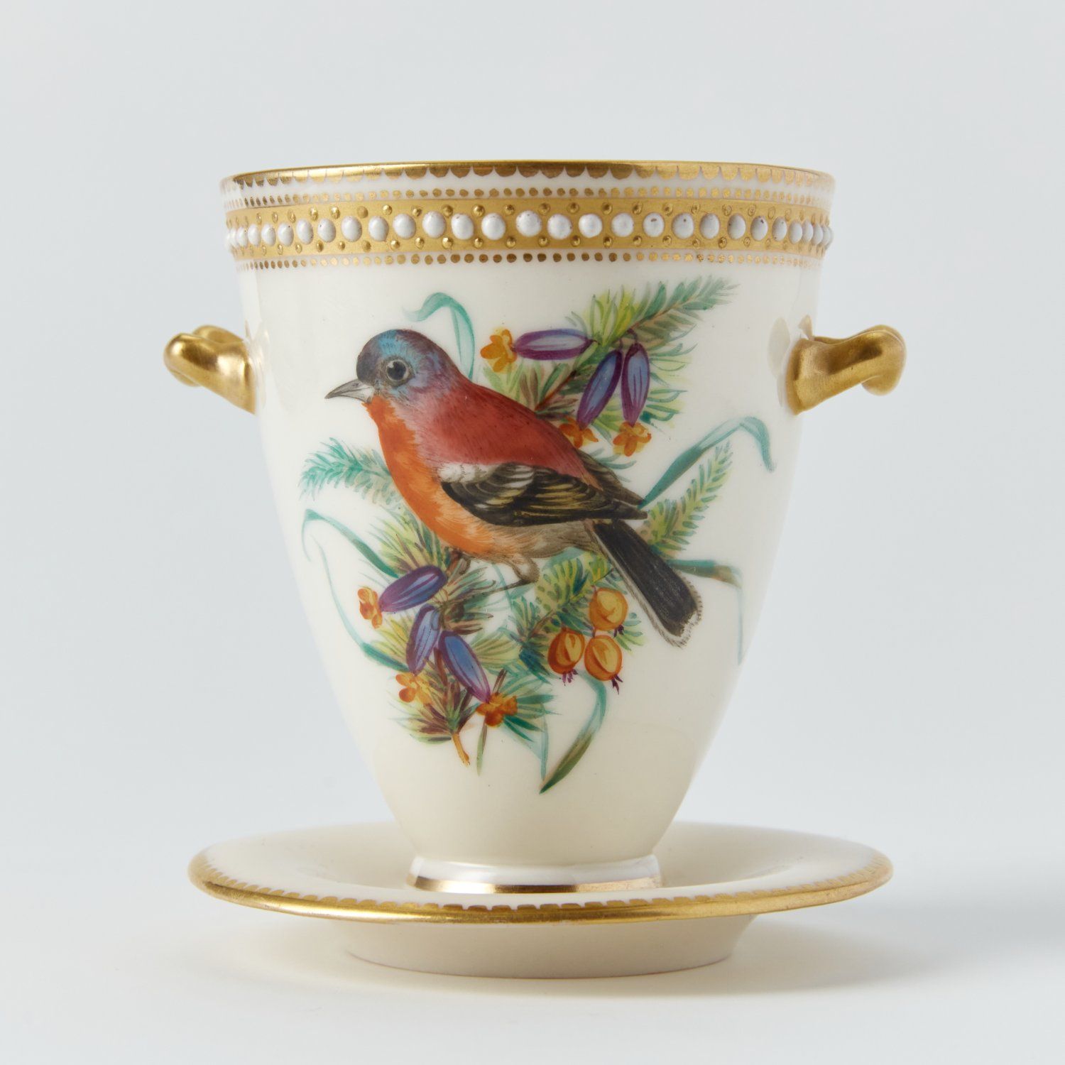 Старинная ваза с круглым основанием Royal Worcester No.5766