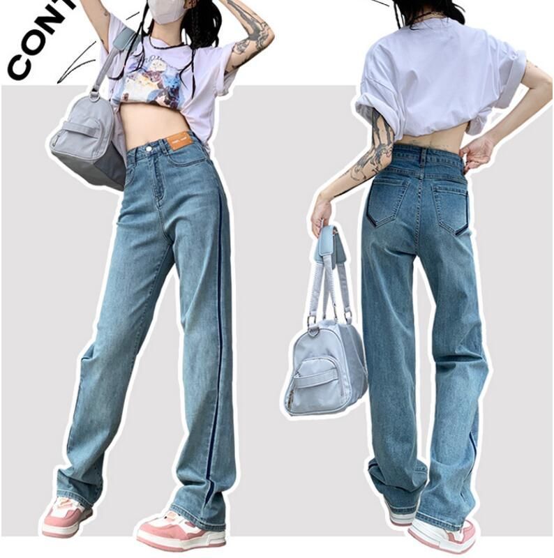 Модели широких женских джинсов