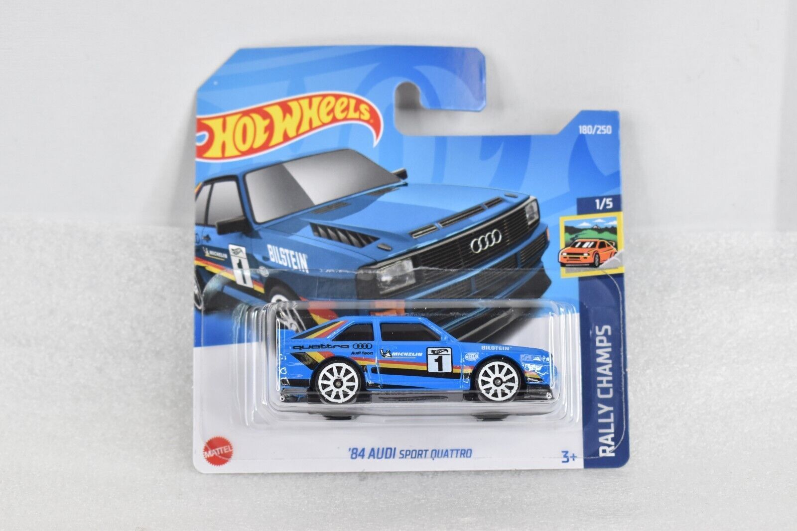 Машинка базовая Hot Wheels 84 Audi sport Quattro синий - купить с доставкой  по выгодным ценам в интернет-магазине OZON (1004774311)