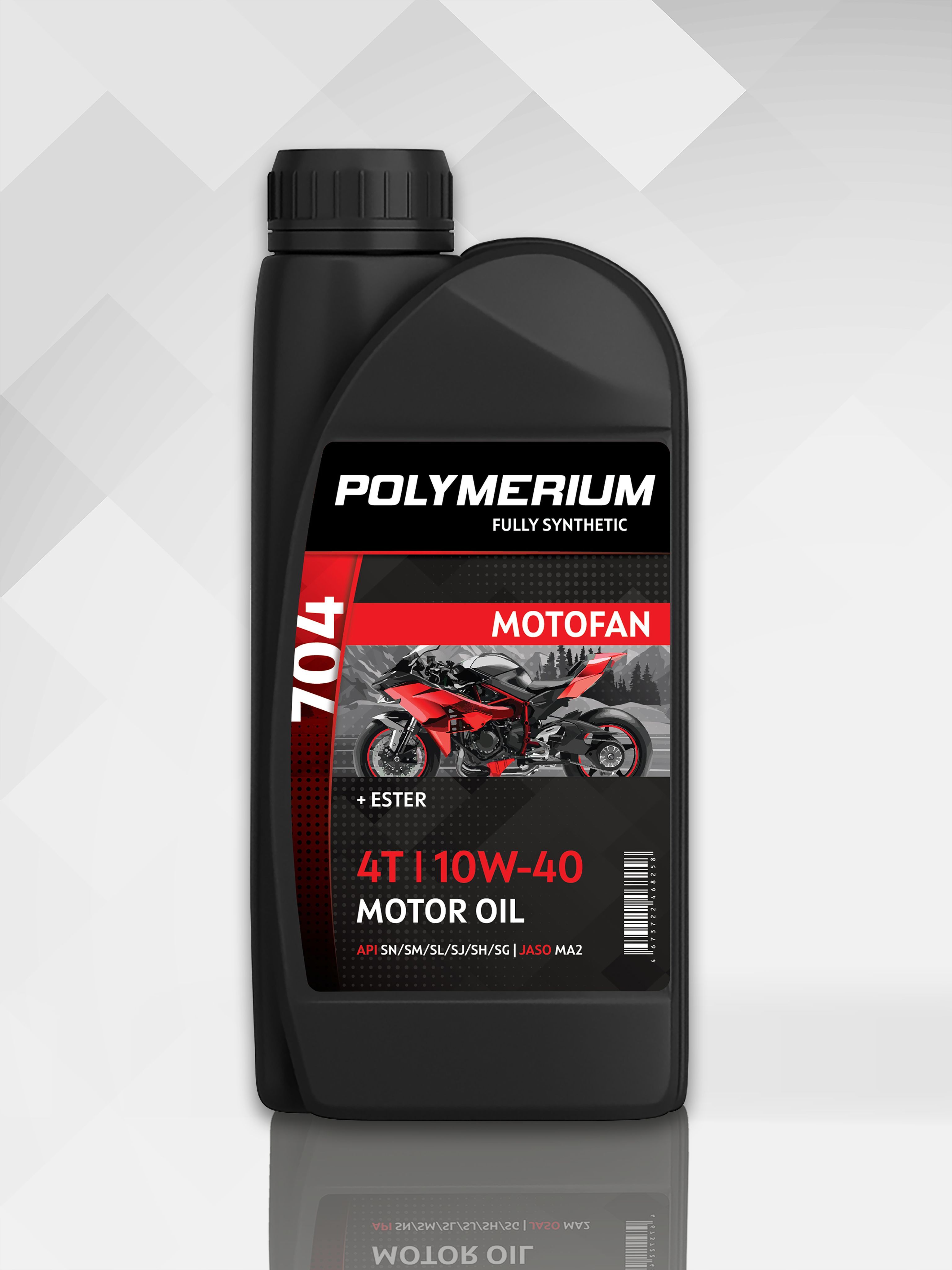 POLYMERIUMМасломоторноеMOTOFAN70410W-40Синтетическое1л