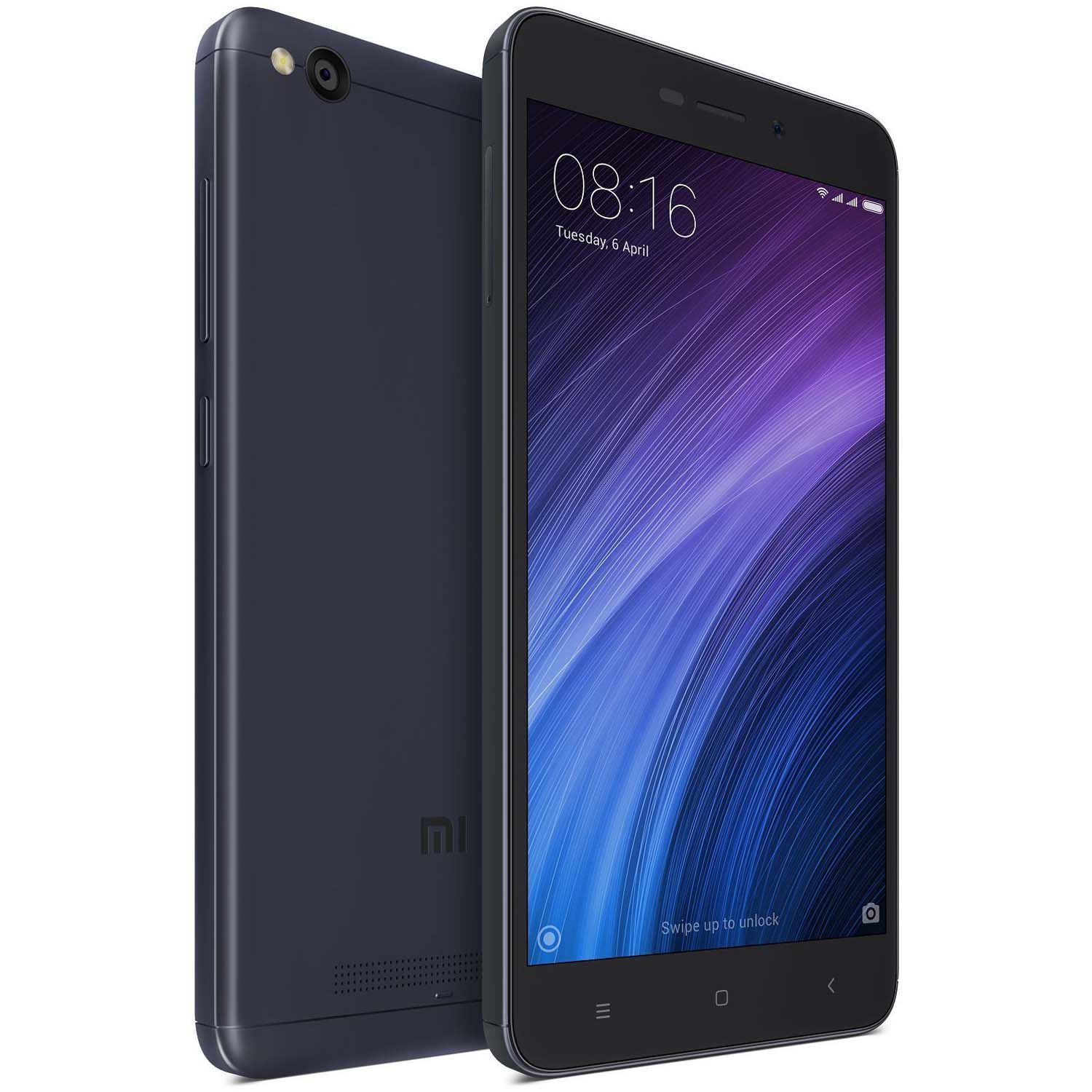 Xiaomi Смартфон Redmi 4A Андроид 7.1.2 (MIUI Global 9.6) 5,0 дюйма 13MP  2/16 ГБ, черный