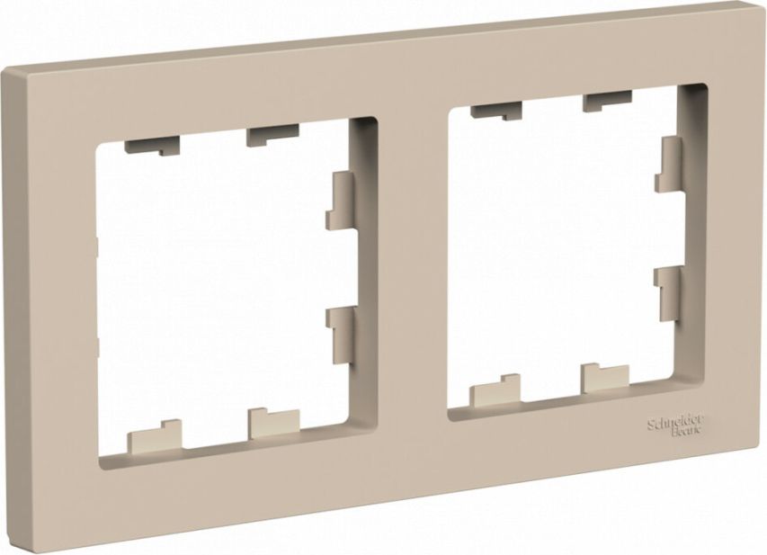 Рамка 2 поста Systeme Atlas Design Песочный / ATN001202
