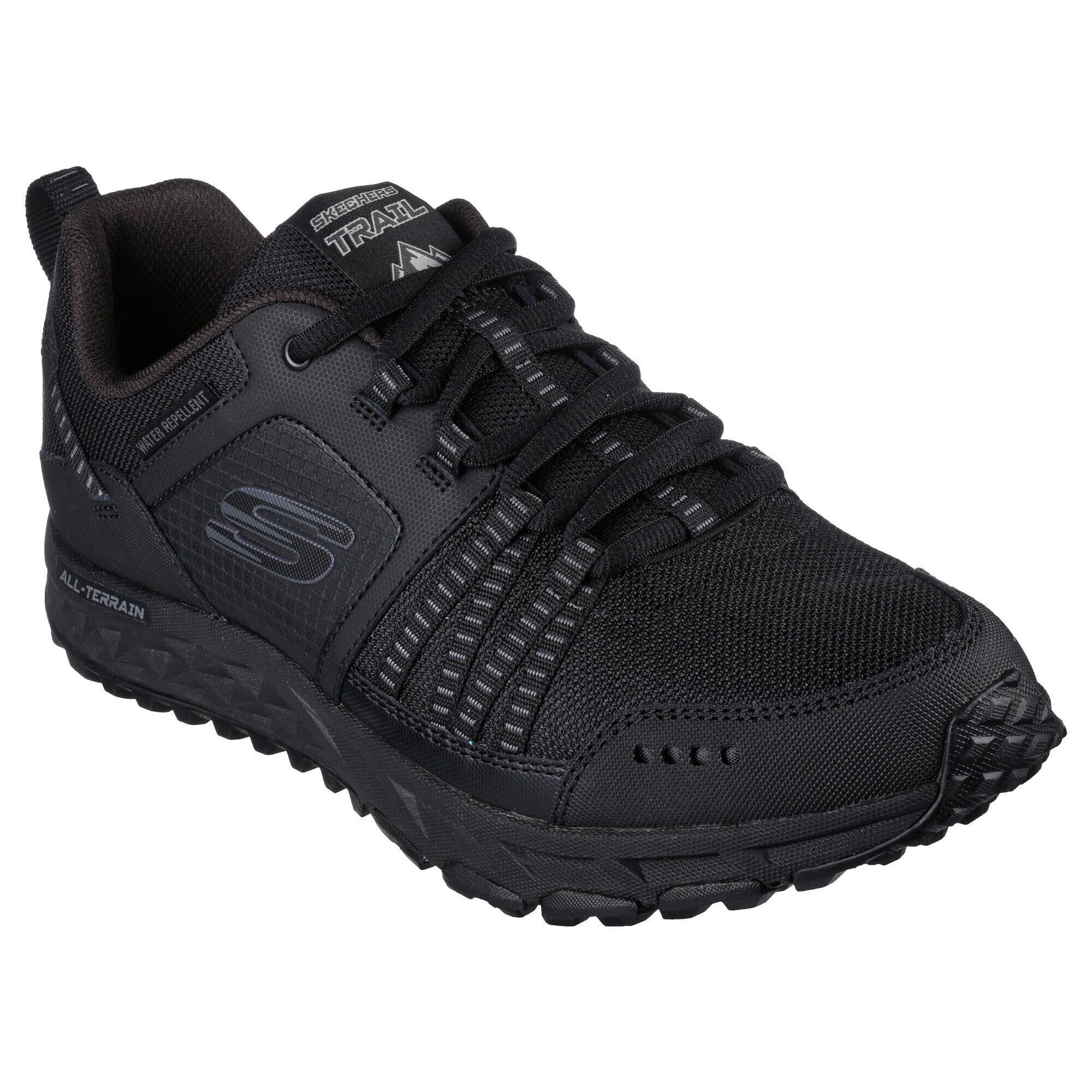 Escape black. Skechers North. Обувь Skechers North. Кроссовки Skechers Escape Plan. Skechers Water Repellent.