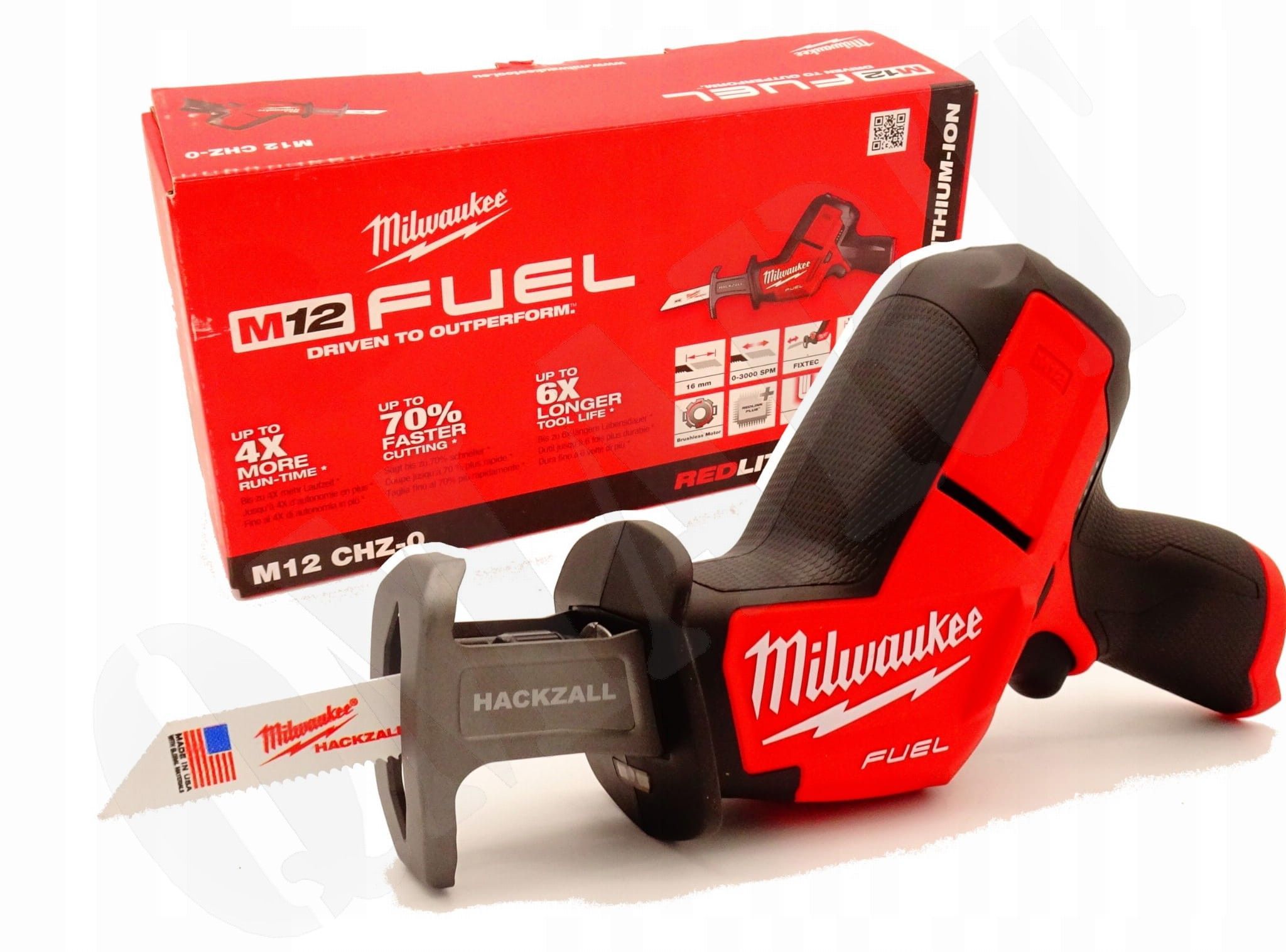 Аккумуляторная сабельная пила Milwaukee M12 CHZ-0 FUEL