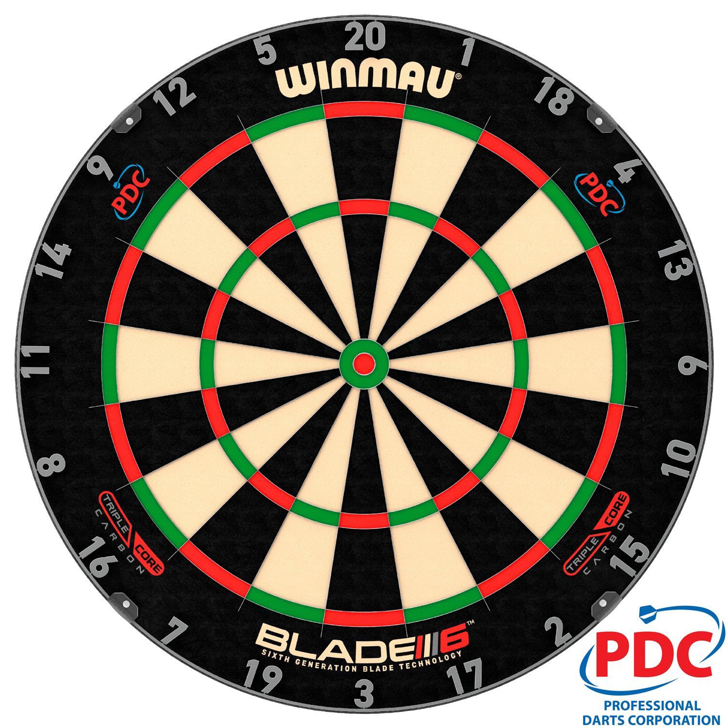 Мишень Winmau Blade 6 PDC Triple Core для игры в Дартс - Официальная мишень  Чемпионата Мира PDC. - купить с доставкой по выгодным ценам в  интернет-магазине OZON (819265874)