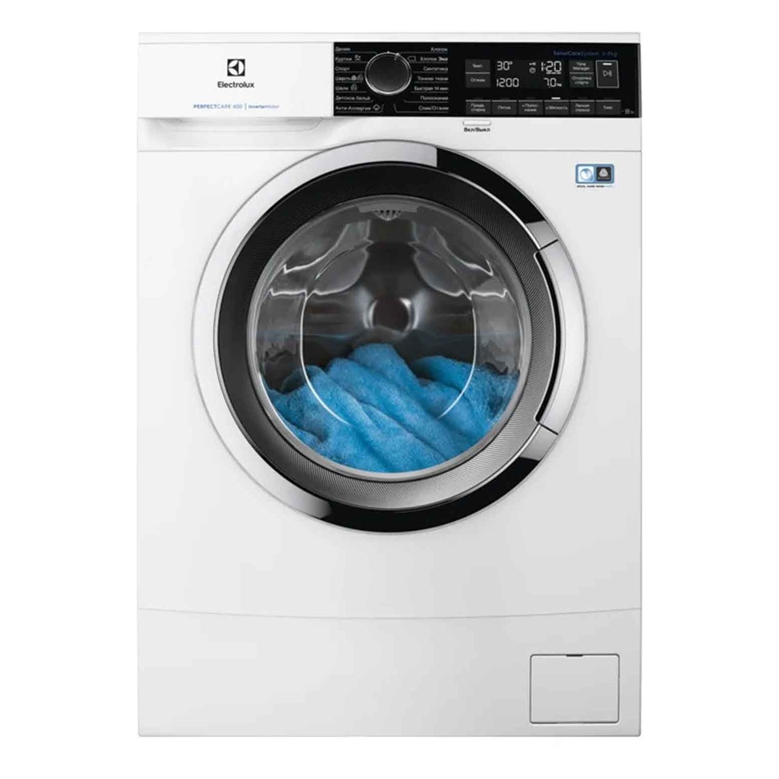 Стиральная машина Electrolux PerfectCare 600 EW6SN226SI пан.англ. класс: C  загр.фронтальная макс.:6кг белый