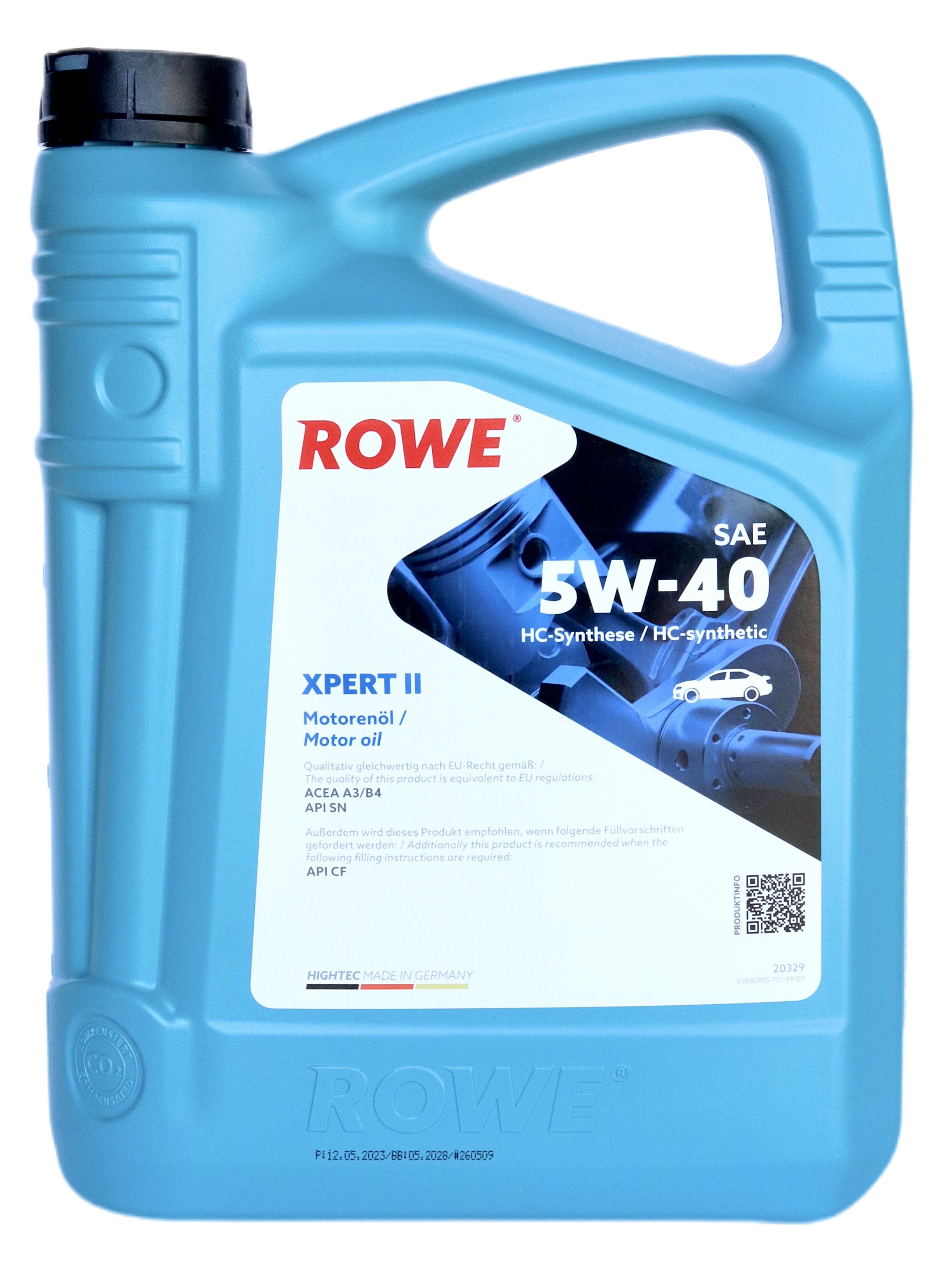 ROWE hightec xpert ii sae 5w 40 5W 40 4