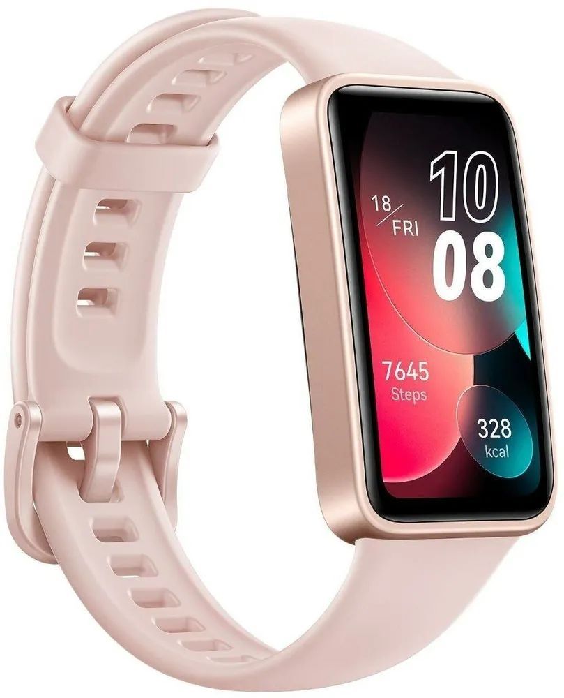 Фитнес-браслет HUAWEI Band 8 Ahsoka-B19 Pink (55020ANL) - купить с  доставкой по выгодным ценам в интернет-магазине OZON (1056436555)