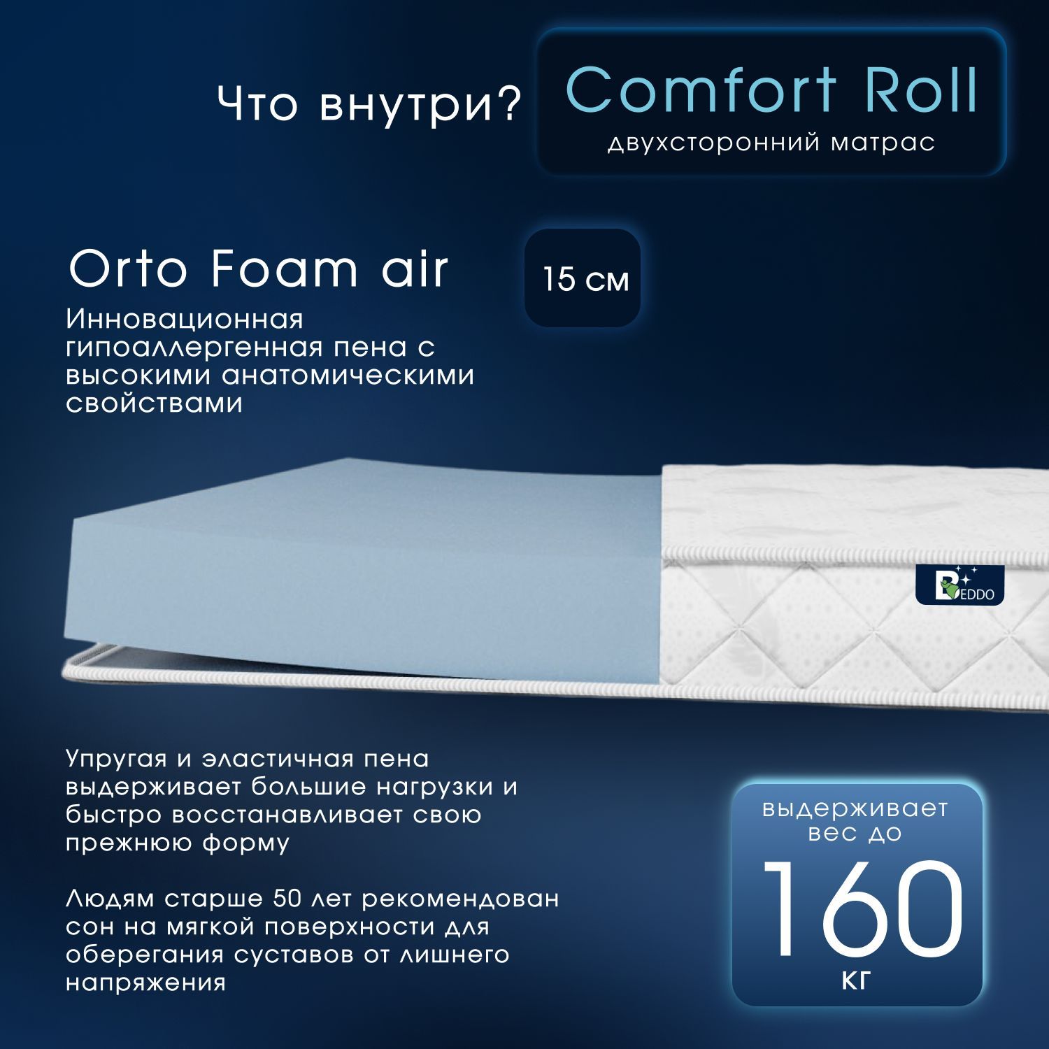 Bicoflex air pulse матрас 160х200