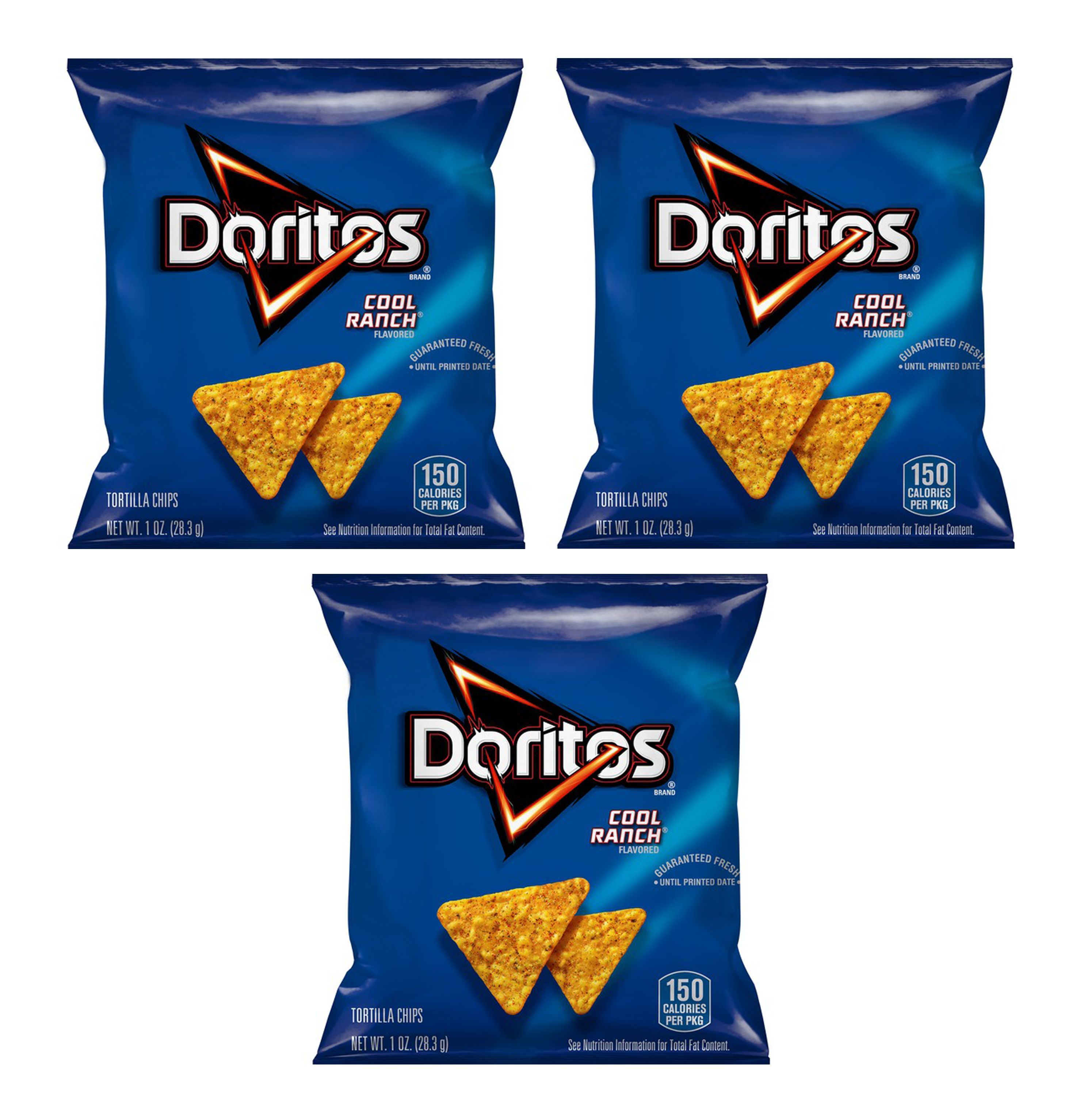 Кукурузные чипсы Doritos Cool Ranch 3 шт. по 28.3 г США - купить с  доставкой по выгодным ценам в интернет-магазине OZON (1069947661)