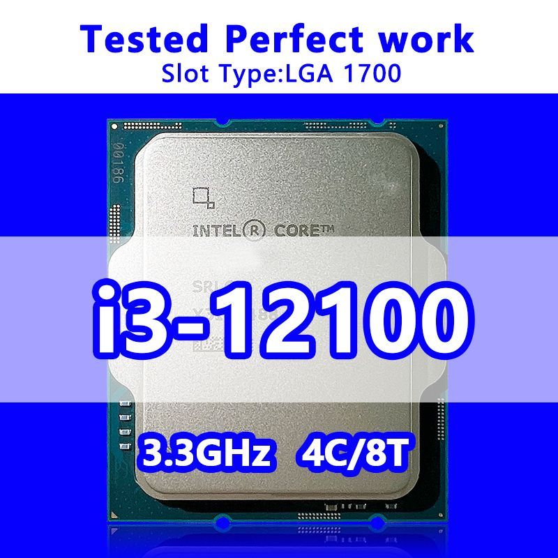 Intel core i3 12100 3.30 ghz. Intel 600.