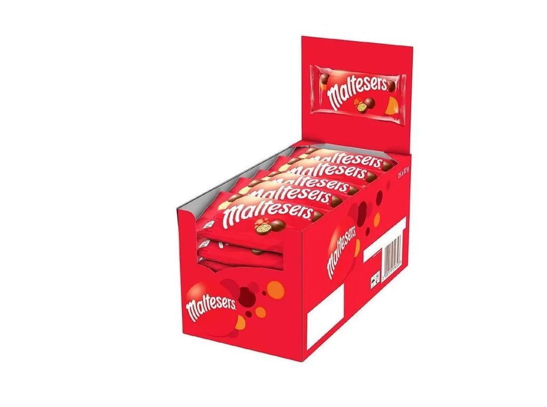 Драже Maltesers шоколадное с хрустящим центром, 37г х 25шт