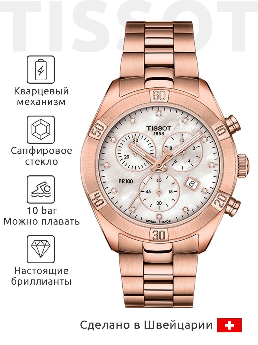 ЧасынаручныеженскиеTissotT1019173311600