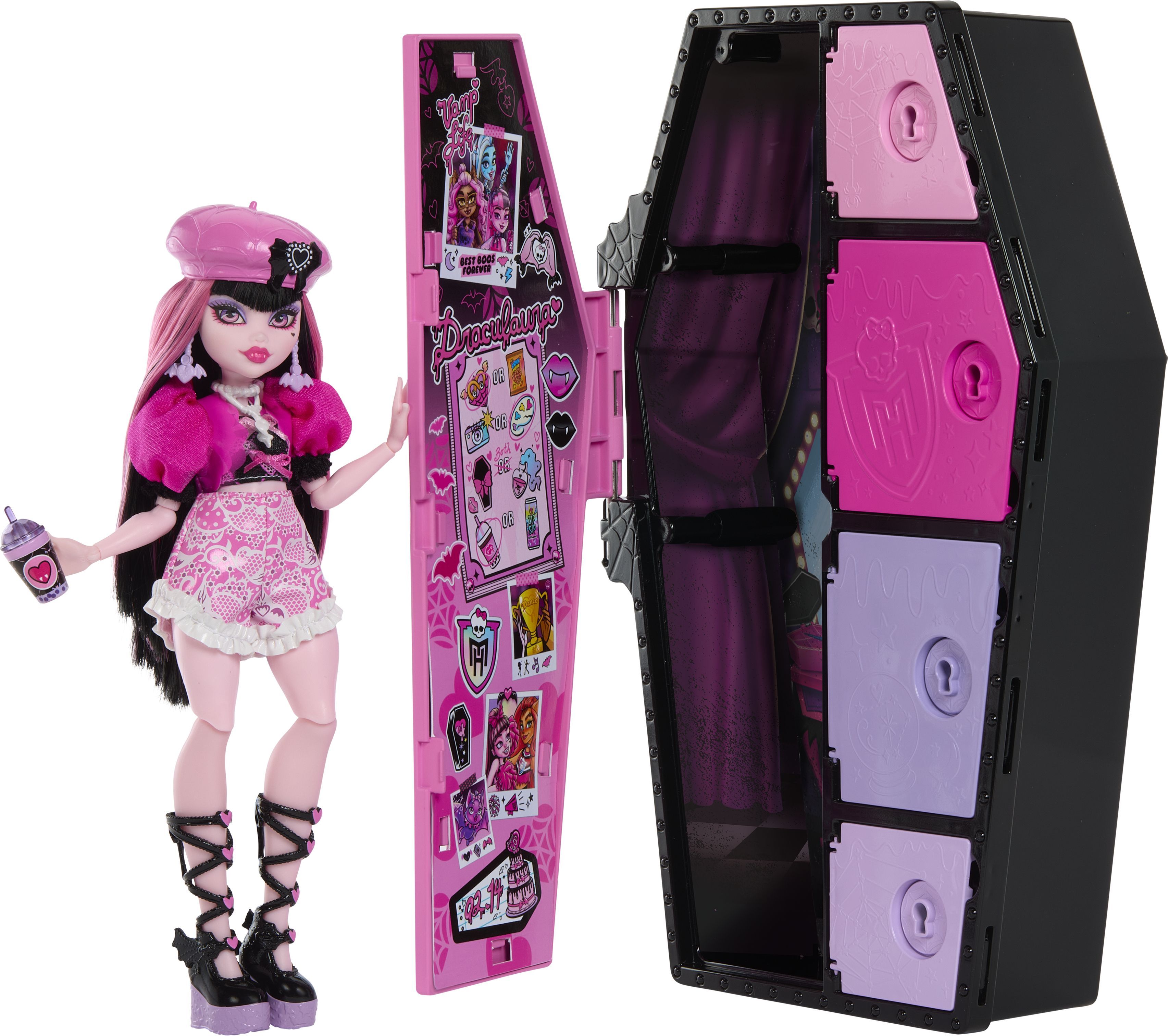 Кукла Monster High Таинственные друзья HPD57 - Draculaura - купить с  доставкой по выгодным ценам в интернет-магазине OZON (1090286985)