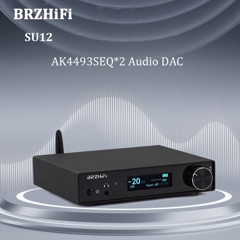 AK4493SEQ*2АудиоЦАПBRZHIFISU12декодерDSD512Bluetooth5.1LDACсусилителемдлянаушниковHiFi