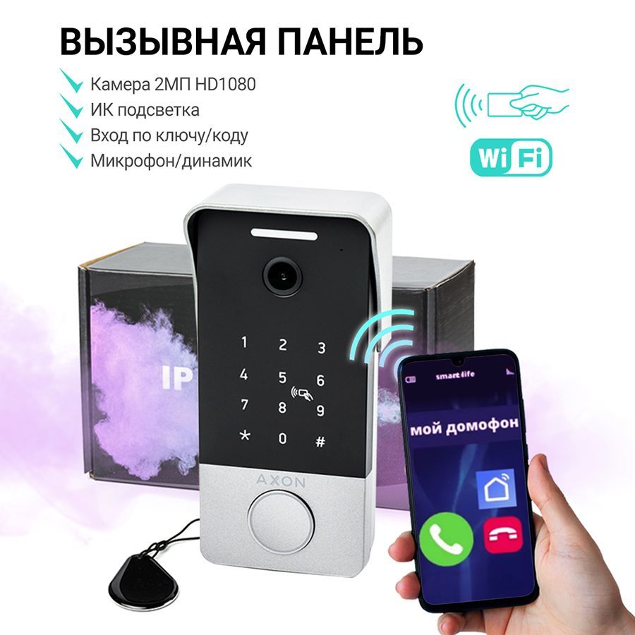 Вызывная панель Fiestaelectronics Axon CP-5 WIFI TUYA/Smart Life купить по  низким ценам в интернет-магазине OZON (1103586543)