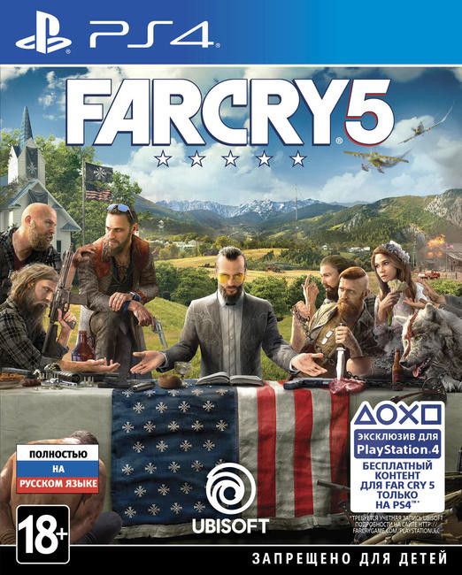 Игра Far Cry 5 (PS4) (PlayStation 4, Русская версия)