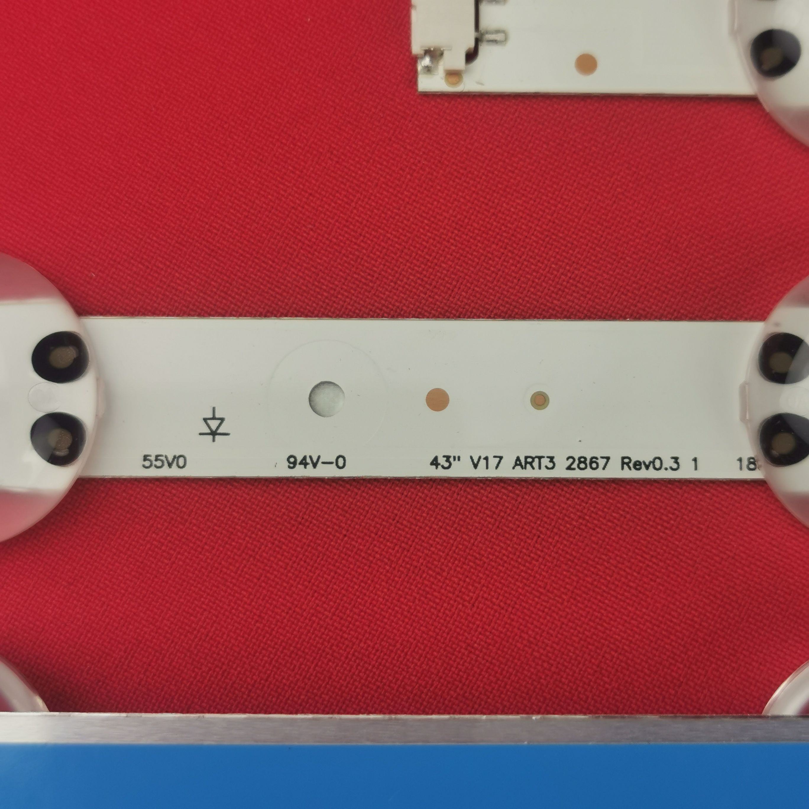 Подсветка для LG 43UJ630V, 43UJ634V, 43UJ651V, 43UJ655V, 43UJ670V, 43UJ675V, 43LJ610V, 43LJ622V, 43LV340C; 43 V17 ART3 2867
