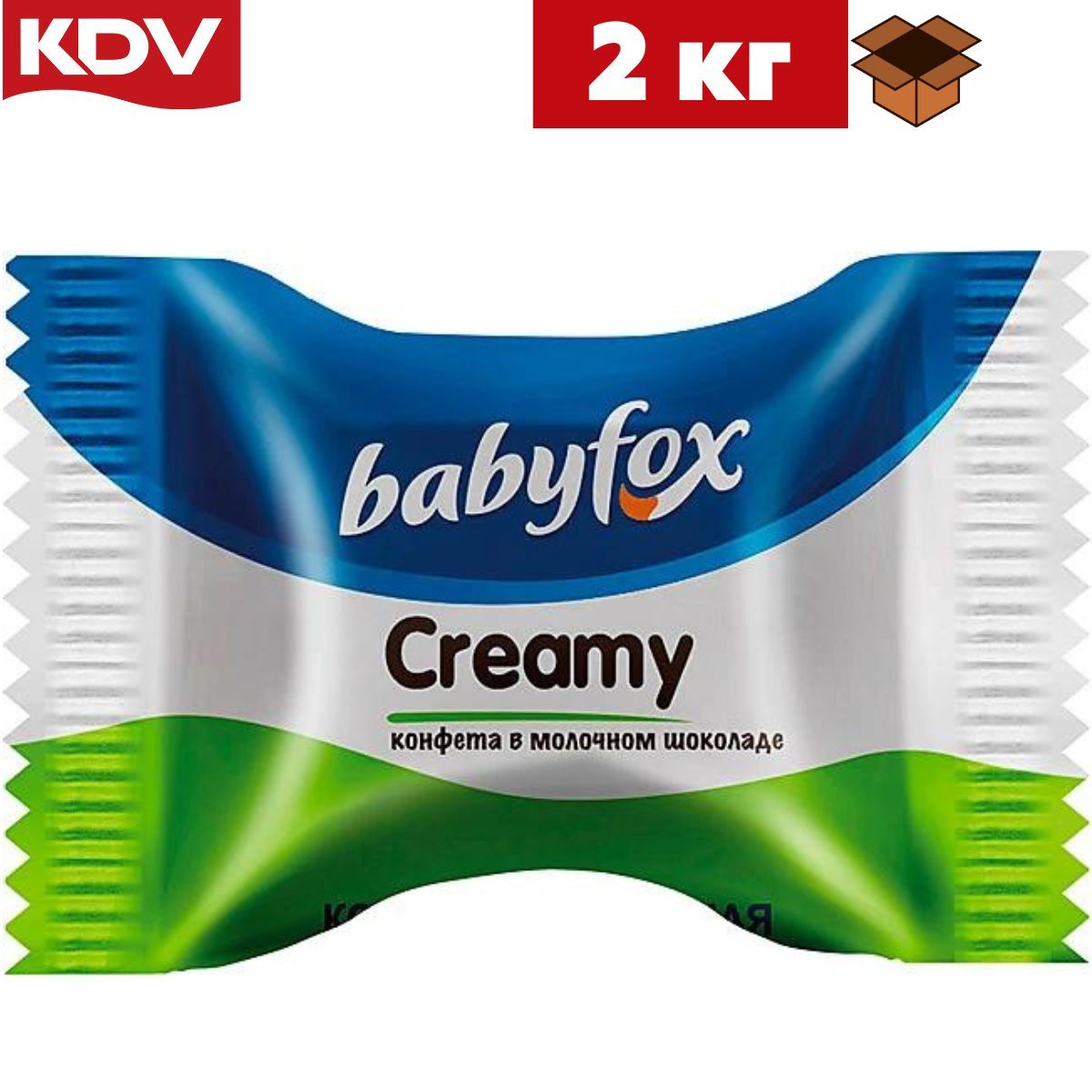 Babyfox creamy конфеты вафельные 100г