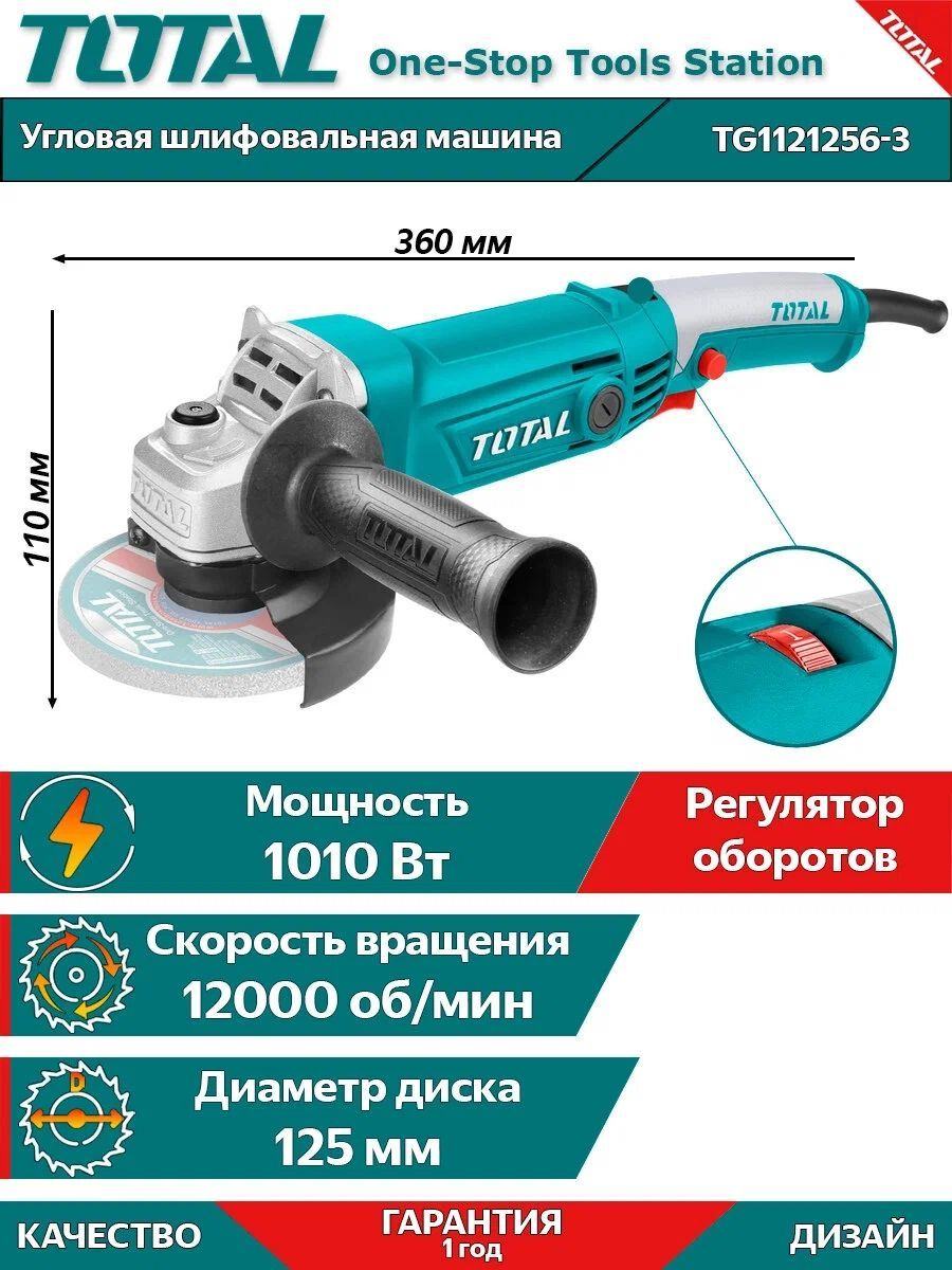 Купить Болгарку Total 150 Мм